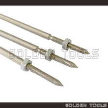 Load image into Gallery viewer, 5 Pcs Stainless Steel Screw Mandrel 301 With 2.35mm Shank For Flexible Polisher Felt Cones Jewellery Polishing Dental
