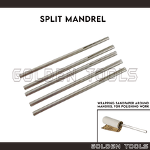 Load image into Gallery viewer, 5 Pcs Split Mandrel With 2.35mm Shank For Polishing Paper Jewellery Polishing Works Grinding Rotary Works Kertas Pasir
