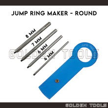 Load image into Gallery viewer, Jump Ring Maker Round Shape Mandrel Ring Tools Accessories DIY Handicraft Jewellery Making Tools
