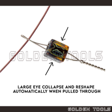 Load image into Gallery viewer, 4 Pcs Collapsible Eye Twisted Beading Needle 2.5" 5" Beading Tools DIY Handicraft Bracelet Beadsmith Art Works
