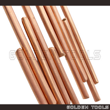 Load image into Gallery viewer, 100g 8.0mm 99.97% Copper Wire Rod For All Work Purpose Jewellery Alloy Gold Alloy Goldsmith Base Metal
