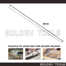 Load image into Gallery viewer, 60% Silver Soldering Rod Silver Soldering Wire Suitable for Soldering Jewellery Casting Crafting DIY Perak Emas Repair
