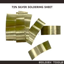 Load image into Gallery viewer, 72% Silver Jewellery Soldering Sheet Suitable for Soldering Casting
