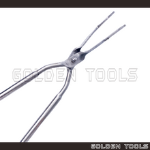 Load image into Gallery viewer, 17'' Heavy Duty Stainless Steel Tong For Dish Bowl Cup Crucible Penyepit Mangkuk Emas Gold Laboratory Dental Alloy
