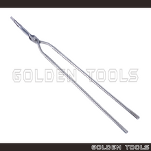 Load image into Gallery viewer, 17'' Heavy Duty Stainless Steel Tong For Dish Bowl Cup Crucible Penyepit Mangkuk Emas Gold Laboratory Dental Alloy
