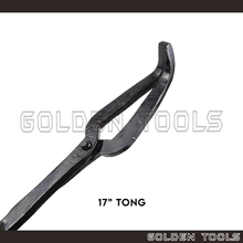 Load image into Gallery viewer, 16" 17'' Steel Tong For Dish Bowl Cup Crucible Penyepit Mangkuk Lebur Gold Laboratory Dental Alloy Metal Melting
