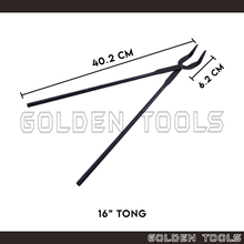 Load image into Gallery viewer, 16" 17'' Steel Tong For Dish Bowl Cup Crucible Penyepit Mangkuk Lebur Gold Laboratory Dental Alloy Metal Melting
