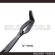 Load image into Gallery viewer, 16" 17'' Steel Tong For Dish Bowl Cup Crucible Penyepit Mangkuk Lebur Gold Laboratory Dental Alloy Metal Melting
