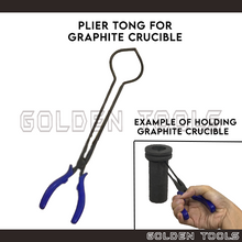 Load image into Gallery viewer, 13" Plier Tong for Graphite Crucible Gold Silver Metal Melting Casting Jewellery Tools
