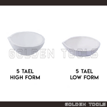 Load image into Gallery viewer, 5 Tael Premium Italy Ceramic Cup Crucible Dish Bowl/ Mangkuk Lebur Emas Gold Dental Alloy Metal Melting Laboratory Use
