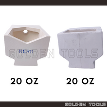 Load image into Gallery viewer, 20 Oz Ceramic Hooded Curcible Gold Melting Laboratory Use Dental Alloy Metal Melting Tools Furnace
