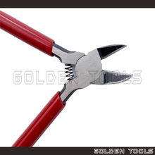 Load image into Gallery viewer, MTC Tools MTC-4 4.5" Micro Plastic Nippers With Flat Blade Diagonal Cut Wire Plastic Cutting Tools Jewellery Tip Cutting
