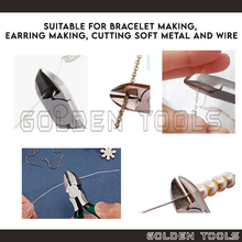 Load image into Gallery viewer, 4.5" Side Cutter Plier Jewellery Making DIY Handicraft Art DIY Bracelet Earring Wire Making Precise Cutting Tools
