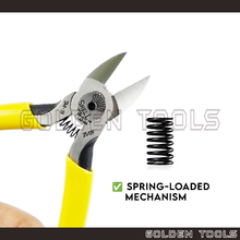 Load image into Gallery viewer, Japan Shell SM-1B 4.5" Micro Cutter Nipper With Sharp Blade Diagonal Cut Wire Plastic Cutting Tools Jewellery Cutting
