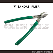 Load image into Gallery viewer, 7" Sharp Straight Tip Snip Cutter With Coil Spring For Flat Sheet Cutting Metal Cutting Tools Jewellery Cutting Tools
