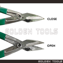 Load image into Gallery viewer, 7" Sharp Straight Tip Snip Cutter With Coil Spring For Flat Sheet Cutting Metal Cutting Tools Jewellery Cutting Tools
