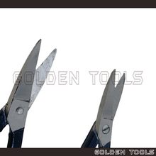 Load image into Gallery viewer, 7" Jeweller Snipper With Lock Straight Blades Spring Inside Lap Joint Back Lock Pattern Cutting Metal Sheet Goldsmith
