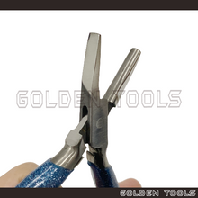 Load image into Gallery viewer, 5" Flat &amp; Half Nose Plier Jewellery Making DIY Handicraft Art DIY Bending Casting Holding Shaping Tools
