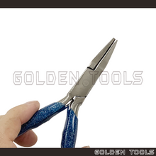 Load image into Gallery viewer, 5" Flat &amp; Half Nose Plier Jewellery Making DIY Handicraft Art DIY Bending Casting Holding Shaping Tools
