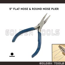 Load image into Gallery viewer, 5" Flat Nose &amp; Round Nose Plier Wire Bending Jewellery Making DIY Handicraft Art Bending Casting Holding
