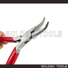 Load image into Gallery viewer, Bent Chain Nose Plier Wire Making Jewellery Making DIY Handicraft Holding Shaping Tools
