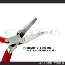 Load image into Gallery viewer, 130mm Flat Nose Jeweller Plier With Smooth Jaw Jewellery Making Tools Casting Tools Holding Tools Shaping Tools
