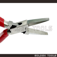 Load image into Gallery viewer, 130mm Flat Nose Jeweller Plier With Smooth Jaw Jewellery Making Tools Casting Tools Holding Tools Shaping Tools
