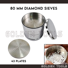 Load image into Gallery viewer, Double Diamond Sieves Set With 42 Plates 6.7cm 8cm Diamond Sorting Gemstone Pearls Jewellery Tools Diamond Tools
