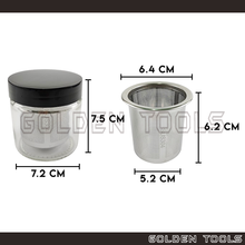 Load image into Gallery viewer, Diamond Stone Cup Washer Glass Bottle with Sieve Cleaner Cup Manual Jewellery Cleaner
