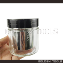 Load image into Gallery viewer, Diamond Stone Cup Washer Glass Bottle with Sieve Cleaner Cup Manual Jewellery Cleaner
