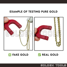 Load image into Gallery viewer, U Shape Magnet for Testing Gold Metal With Handle Uji Emas Hand Tools
