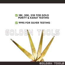 Load image into Gallery viewer, Testing Needle 4 Pcs Set Jarum Uji Emas Perak Kunci Emas Hand Tools
