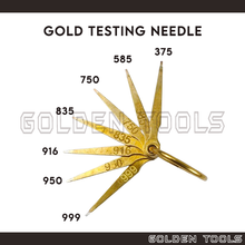 Load image into Gallery viewer, Gold Testing Needle 7 Pcs Set Jarum Uji Emas Kunci Emas Hand Tools
