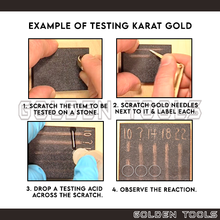 Load image into Gallery viewer, Gold Testing Needle 7 Pcs Set Jarum Uji Emas Kunci Emas Hand Tools
