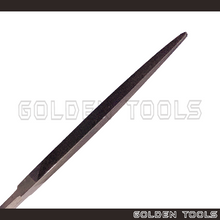 Load image into Gallery viewer, UO-Chikyu 220mm Triangle Swiss Pattern Hiroshima File With Red Handle Kikir Emas Besi Metal Jewellery Polishing
