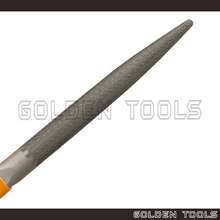 Load image into Gallery viewer, Tsubosan HA00502 215mm Half Round Assorted File Kikir Emas Perak With Handle Metal Jewellery Finishing Polishing Tools
