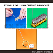 Load image into Gallery viewer, 6 Pcs Clock Broaches Set Precision Tooling Jewellery Cutting DIY Craft Hand Tools Watch Making Shaping
