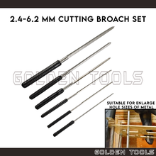 Load image into Gallery viewer, 6 Pcs Clock Broaches Set Precision Tooling Jewellery Cutting DIY Craft Hand Tools Watch Making Shaping
