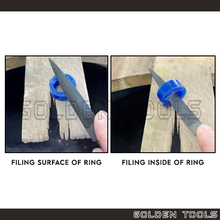 Load image into Gallery viewer, 8" Double Ended Wax Carving File Wax File DIY Polishing Deburring Filing Metal Surface Cincin Kikir Emas Perak Logam
