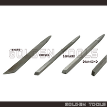Load image into Gallery viewer, Chisel Engraving Knife Graver Mata Pahat Emas Art Crafting DIY Metal Wood Jewellery Carving Tools Hammering Graver
