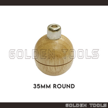 Load image into Gallery viewer, 30mm 35mm Shape Wooden Handle For Graver Jewellery Engraving Polishing Carving Stone Setting Tools
