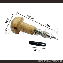 Load image into Gallery viewer, Handle For Universal Wooden Handle With Chucks Graver Jewellery Engraving Polishing Carving Stone Setting Tools
