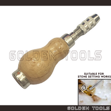 Load image into Gallery viewer, 90mm Handle For Universal Wooden Handle With Chucks Graver Jewellery Engraving Polishing Carving Stone Setting Tools
