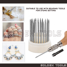 Load image into Gallery viewer, 90mm Handle For Universal Wooden Handle With Chucks Graver Jewellery Engraving Polishing Carving Stone Setting Tools
