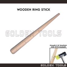 Load image into Gallery viewer, 12" Wooden Ring Stick for Ring Shaping DIY Handicraft Cincin Tools
