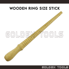 Load image into Gallery viewer, Wooden Ring Size Stick Mandrel No.1-15 for DIY Handicraft Cincin Jewellery Making Ring Making Tools
