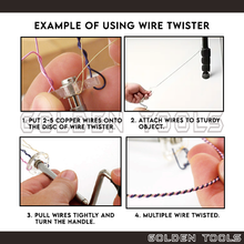 Load image into Gallery viewer, Wire Twister Tool Wire Weaving Accessory Wire Twisting Jewellery Making Crafting DIY Handicraft Art
