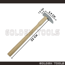 Load image into Gallery viewer, 1/2'' Jeweler Steel Hammer With Wood Handle Jewellery Tools Casting Tools Hand Tools Shaping Tools

