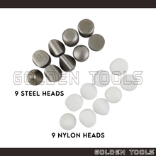 Load image into Gallery viewer, 72mm Planishing Hammer With 18 Changeable Heads Handicraft Art DIY Jewellery Making Tools
