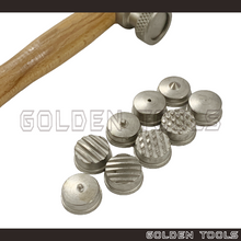 Load image into Gallery viewer, 65mm Texturing Hammer With 9 Changeable Heads Handicraft Art DIY Jewellery Making Tools
